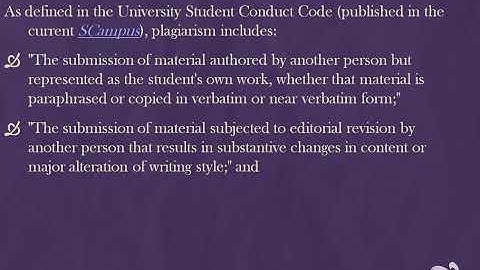 Plagiarism, Quoting, & Paraphrasing. (Part 1 of 2)