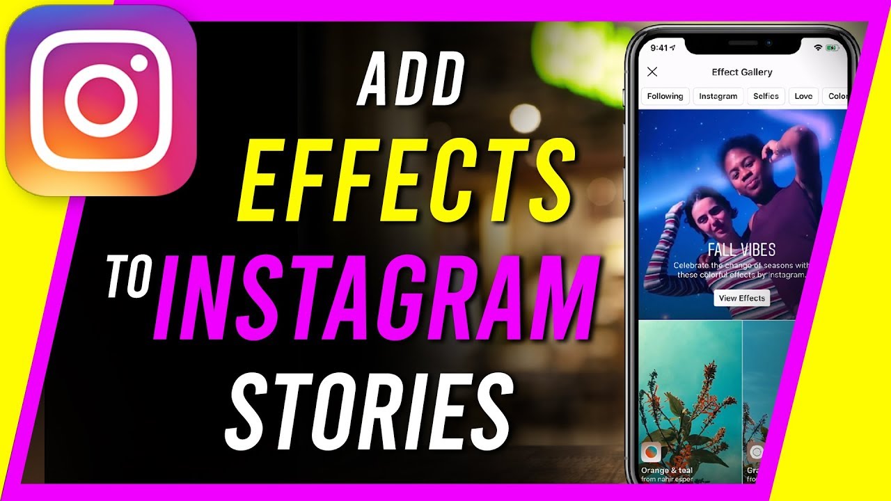 How to Add Effects to Instagram Story Camera - YouTube