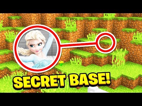 Minecraft : We Found ELSA&rsquo;S SECRET BASE!(Ps3/Xbox360/PS4/XboxOne/PE/MCPE)