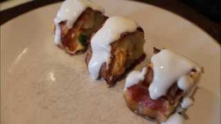 EPIC WIN - bacon wrapped baked potato sushi roll - AMAZING!