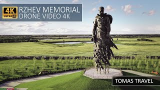 Drone Video Rzhev Monument 4K - Ржевский Мемориал Съёмка С Коптера