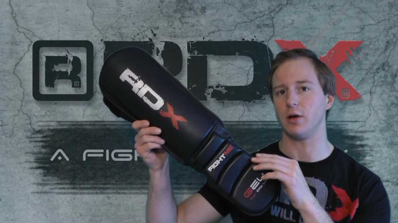 Authentic RDX Leather Shin instep pad MMA leg guard Kick Gloves Reivew