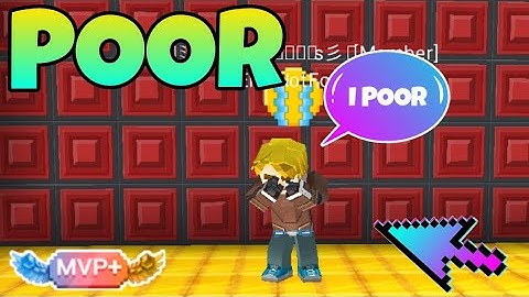 Pretending To Be Poor Remake in SkyBlock Blockman go Part 2
