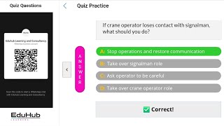 Lifting Safety, Quiz Part 1