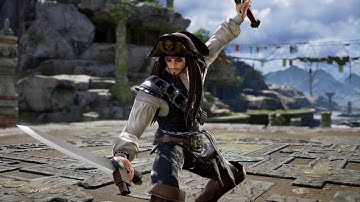 SOULCALIBUR 6 Jack sparrow ( version 2 ) Character creation #johnnydepp