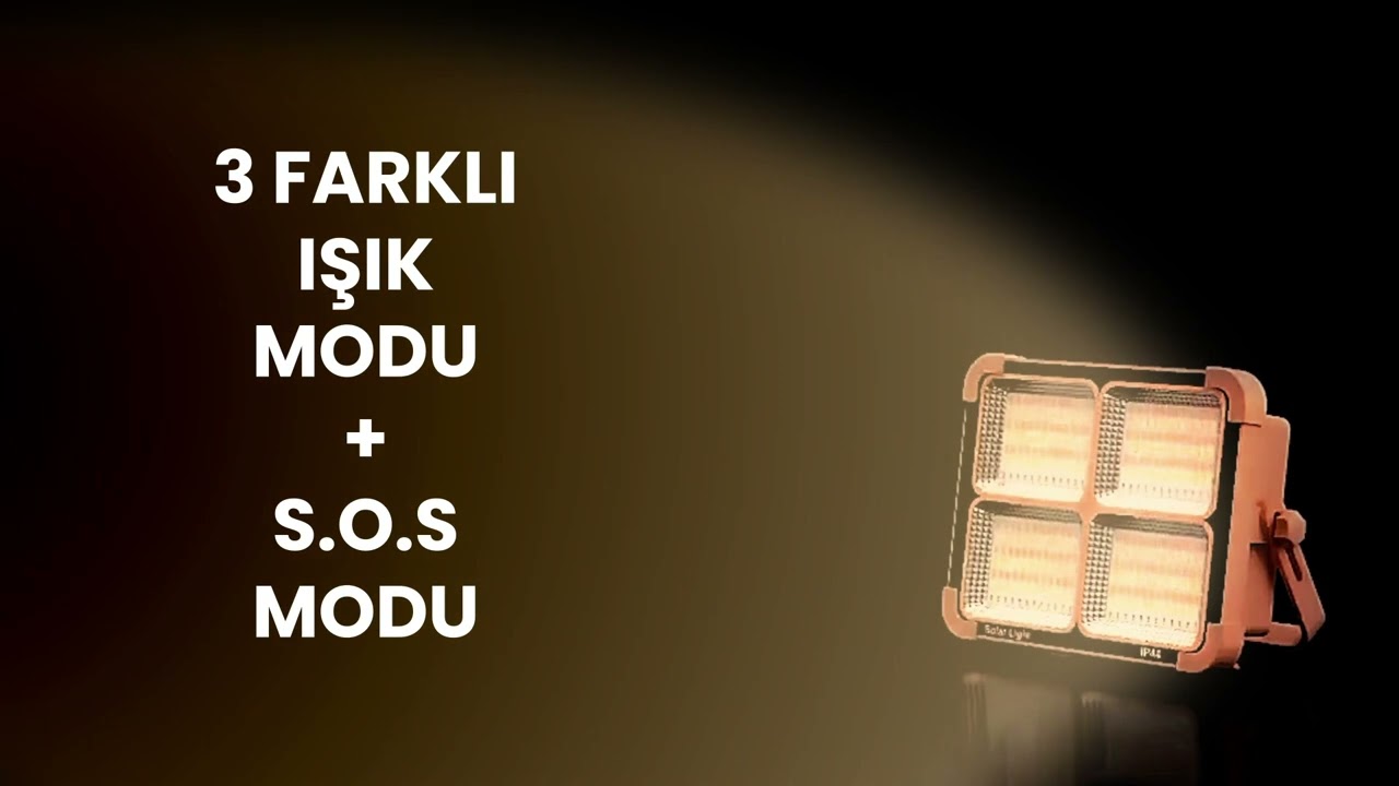 200W Solar Portatif LED Projektör (YL71-0209-S) 