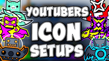 Geometry dash Icon setups (Youtubers Edition)