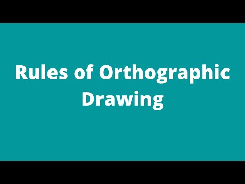 Video: Waar worden streepjeslijnen voor gebruikt in orthografische projectie?