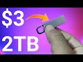 $3 USB Drive Has 2 Tera Byte Storage!