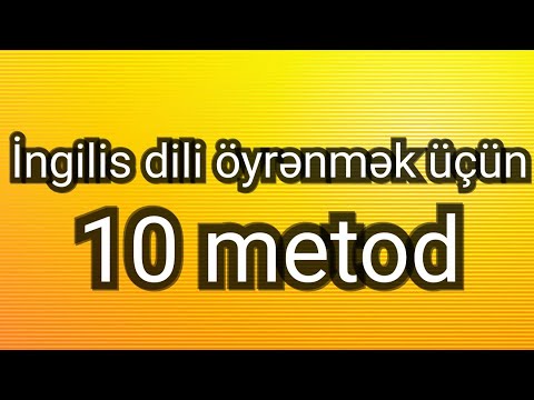 Video: İngilis dilini öyrənmək üçün 10 ən yaxşı YouTube kanalı