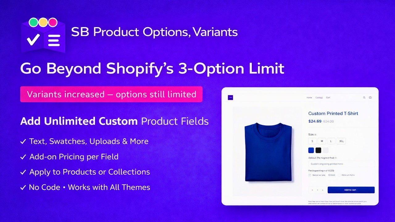 SB Product Options, Variants – Add Unlimited Custom Options in Shopify ...
