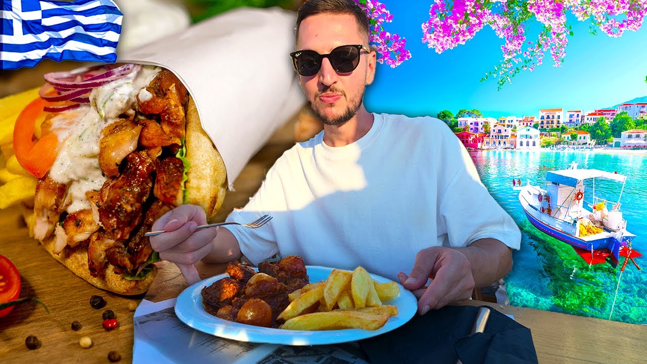 Mai e IEFTIN litoralul GRECESC? Gyros, tocanita, placinte in CRETA