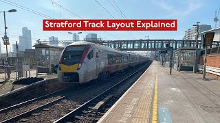 The Complicated Track Layout of Stratford Explained