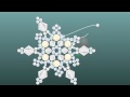 Beading education Flash video Beadanimation _ How to make Beaded 04 A Snowflower Phone starp