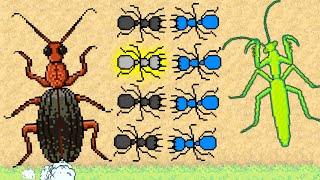 МУРАВЬИНАЯ АТАКА НА ДРУГИЕ МУРАВЕЙНИКИ! - Pocket Ants Симулятор Колонии