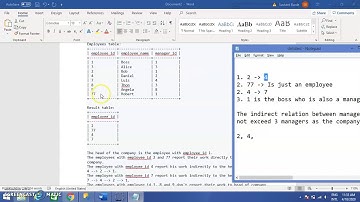 1270  All People Report to the Given Manager (Medium) Advanced SQL