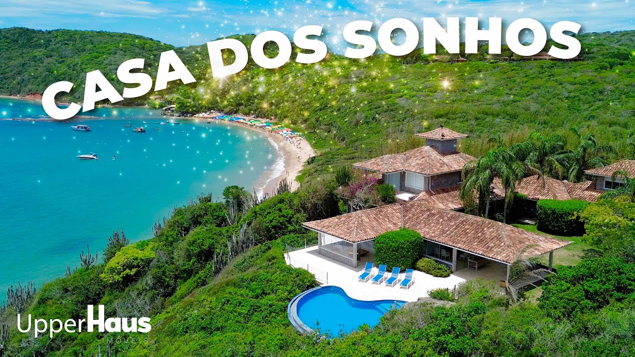 À venda em Búzios: Casa dos Sonhos em localização de cinema! Tour completo!