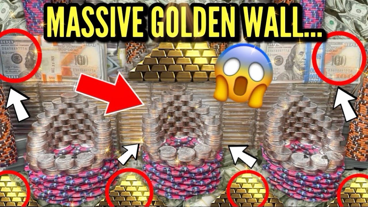 🤯🤩 WE FOUND A COIN PUSHER WITH THE WORLD’S “LARGEST” GOLDEN WALL! Can’t BELIEVE What HAPPENED Next…