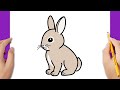 HOW TO DRAW A BUNNY EASY | EASTER DRAWING