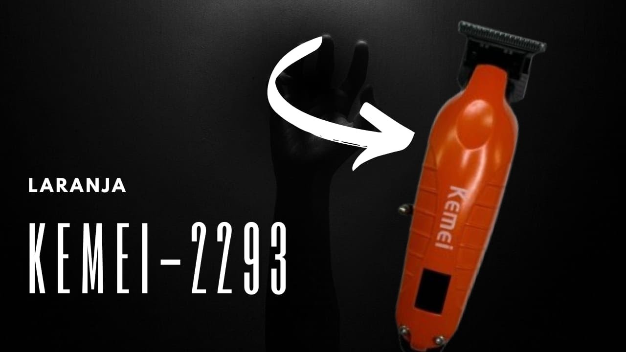 KEMEI 2293  LARANJA ✅✅ REVIEW E TESTE