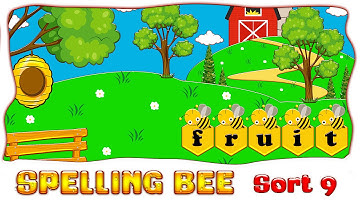 Learn Spelling / Vocabulary List Sort 9