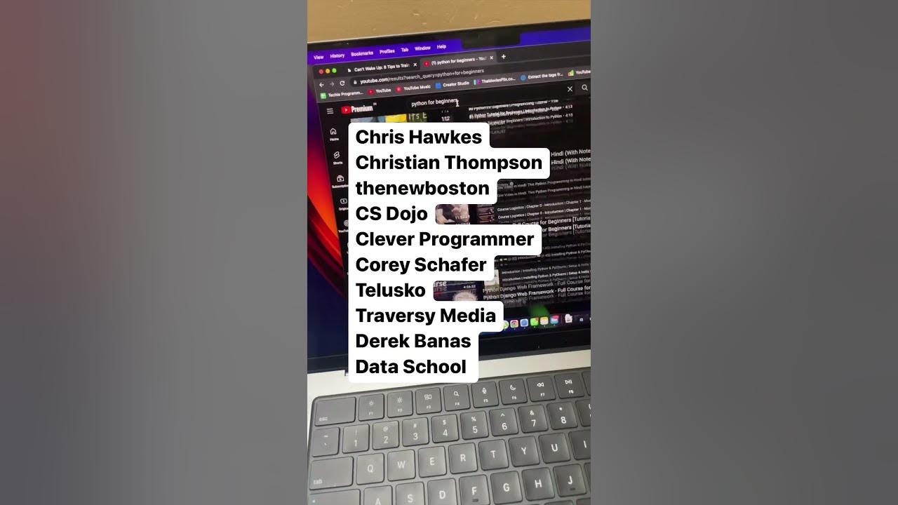 Top 15 YouTube Websites To Learn Python 💻 #python #shorts - YouTube