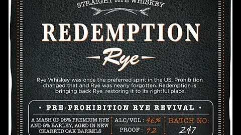 Redemption Rye Review