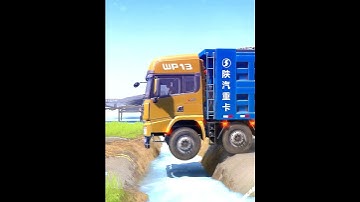 Spintires: MudRunner -SHACMAN DELONG X3000 Towing a Truck on a Snowy Road Ep129