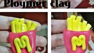باكت بطاطس ماك  بعجينة السيراميك او الصلصال الحراري Ploymer clay Tutorial