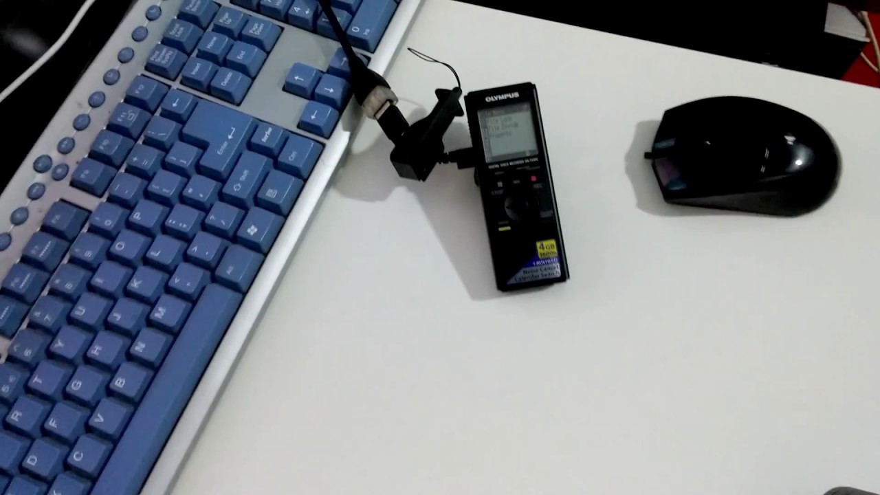 Sound Recorder's Drive Letters are not visible in File Explorer (Olympus VN-733PC Sound Recorder)