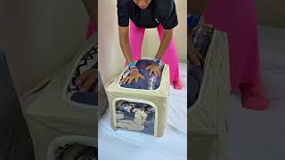 56L Foldable Storage Box with Window Closet Organizer Kenya KES 999/-