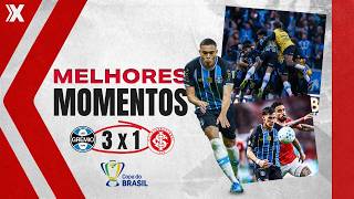 GRÊMIO 3 X 1 INTERNACIONAL | MELHORES MOMENTOS | OITAVAS DE FINAL | COPA DO BRASIL