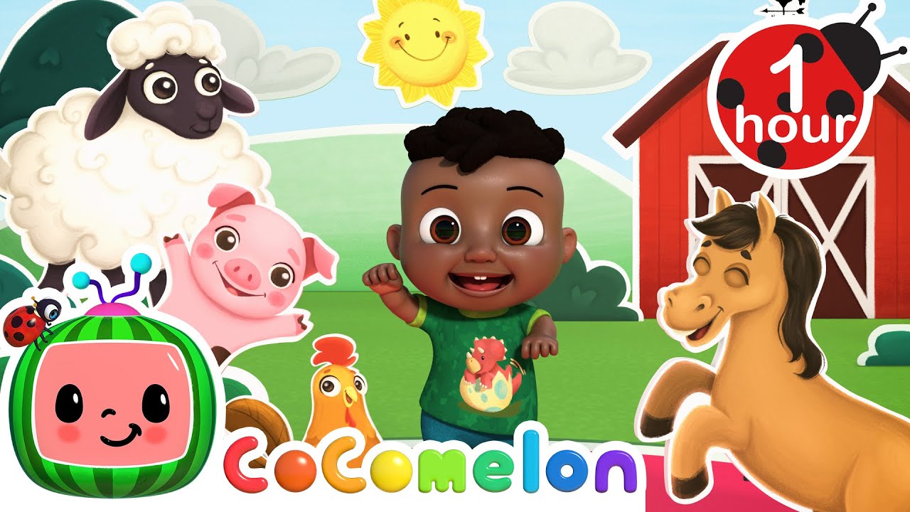 ⁣Old MacDonald Dance Party + More Nursery Rhymes & Kids Songs - CoComelon