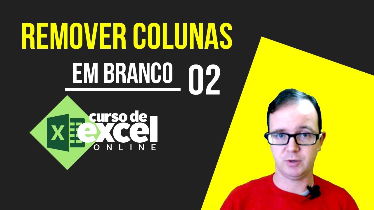 Como Remover Colunas em Branco no Excel Outro Modo - Curso de Excel OnLine tabelas salariais função publica 2018