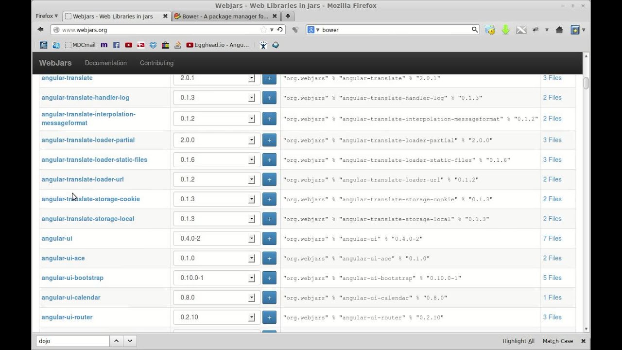 03_1 Usar Dojo Webjars - Dojo Tutorial - YouTube