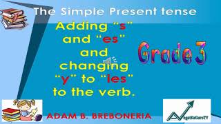 Simple Present Tense of Verbs for Grade 3/ ANGATkaGURO TV