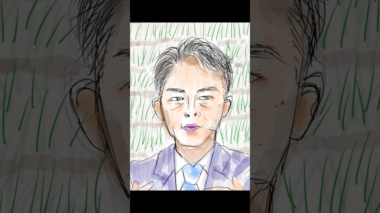ビーチク米担当大臣#似顔絵師 #小泉進次郎 #農林水産大臣 #備蓄米 #イラスト #shorts