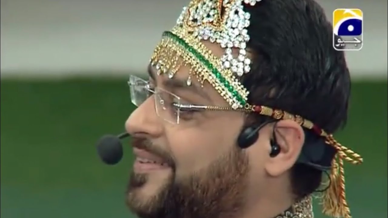 Aamir liaquat🤴🏾getting honoured for biggest Ramzan transmission😘| Paigham saba Laye hai 🇵🇰❤️‍🔥
