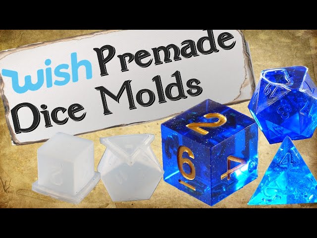 Dice Molds From AliExpress and Wish, Cheap Dice Mold Review