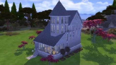 The Sims 4 Gallery Lots    ep# 600   house - Turret tower