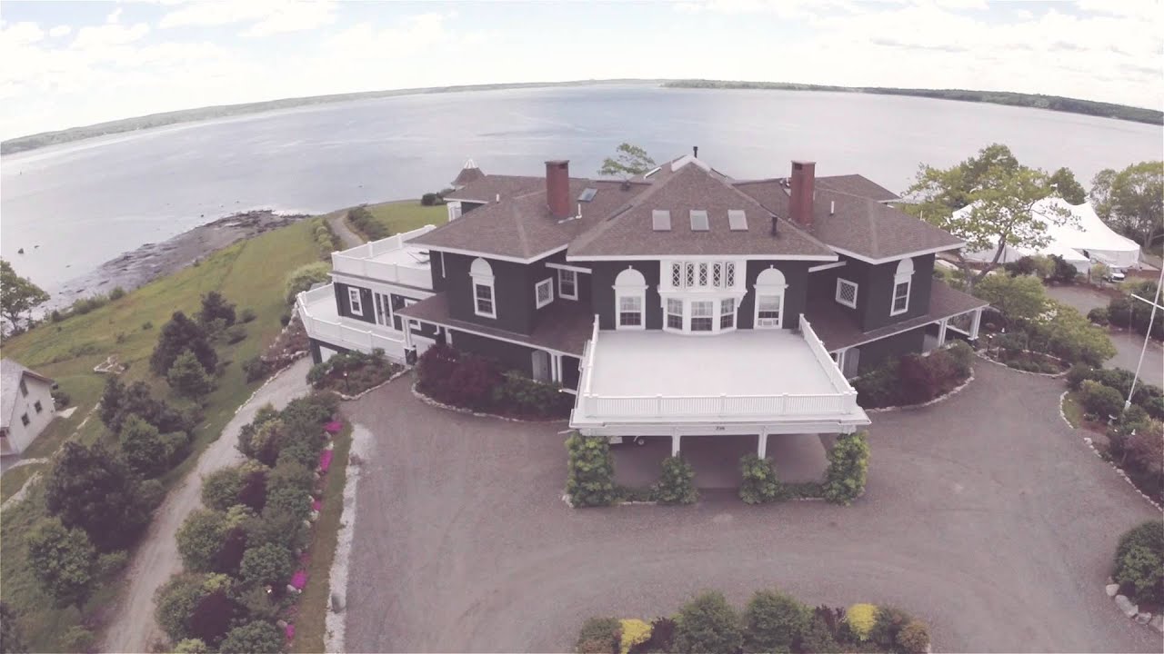 French's Point Overview - Coastal Wedding Venue in Maine
