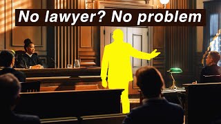 What it's like being your own lawyer
