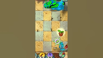 Plants vs Zombies 2 Ancient Egypt Pyramid of doom Level 4