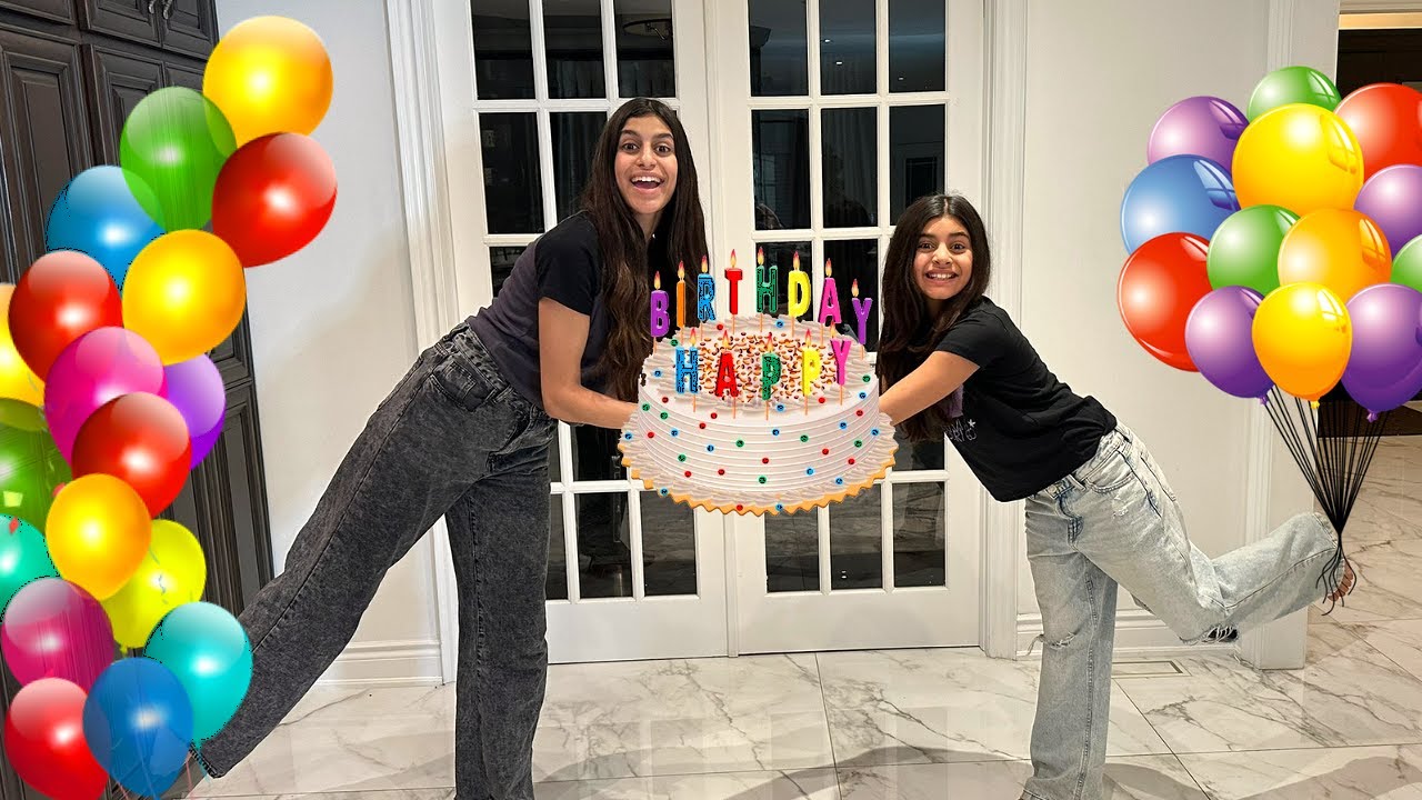 Дима и Салли С Днем Рождения Торт-сюрприз Приключенческие истории