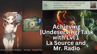 [Undeserving] Task with Lvl 1 La Source and Mr. Radio 1.6 - Reverse 1999