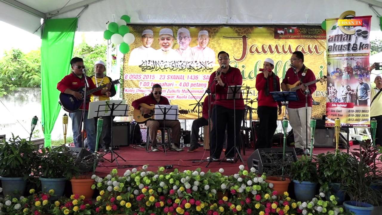 Lagu Lebaran Ini mengiringi Ketua Muslimat PAS Malaysia 
