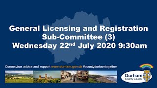 General Licensing and Registration Sub-Committee (3)