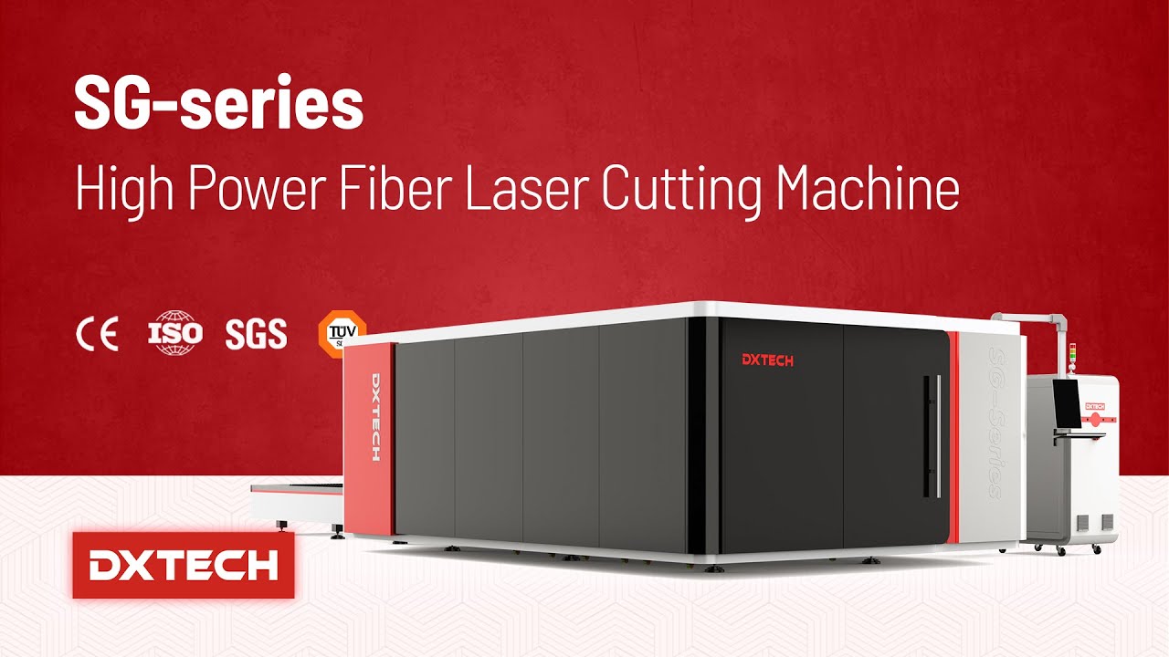 High Efficiency DXTECH SG series High Power Aluminum Sheet Fiber Laser ...