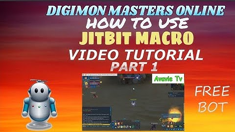 DIGIMON MASTERS ONLINE HOW TO USE JITBIT MACRO VIDEO TUTORIAL PART 1