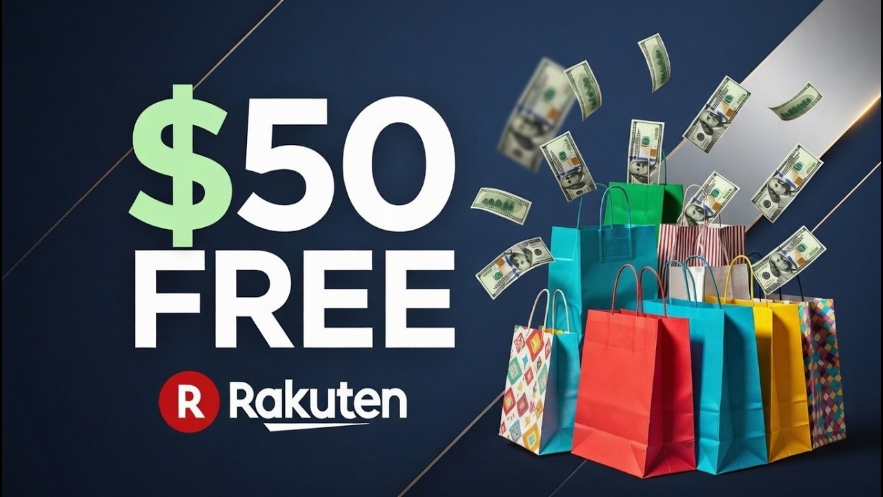 $50 FREE Rakuten Referral Bonus + Earn Cashback on All Shopping